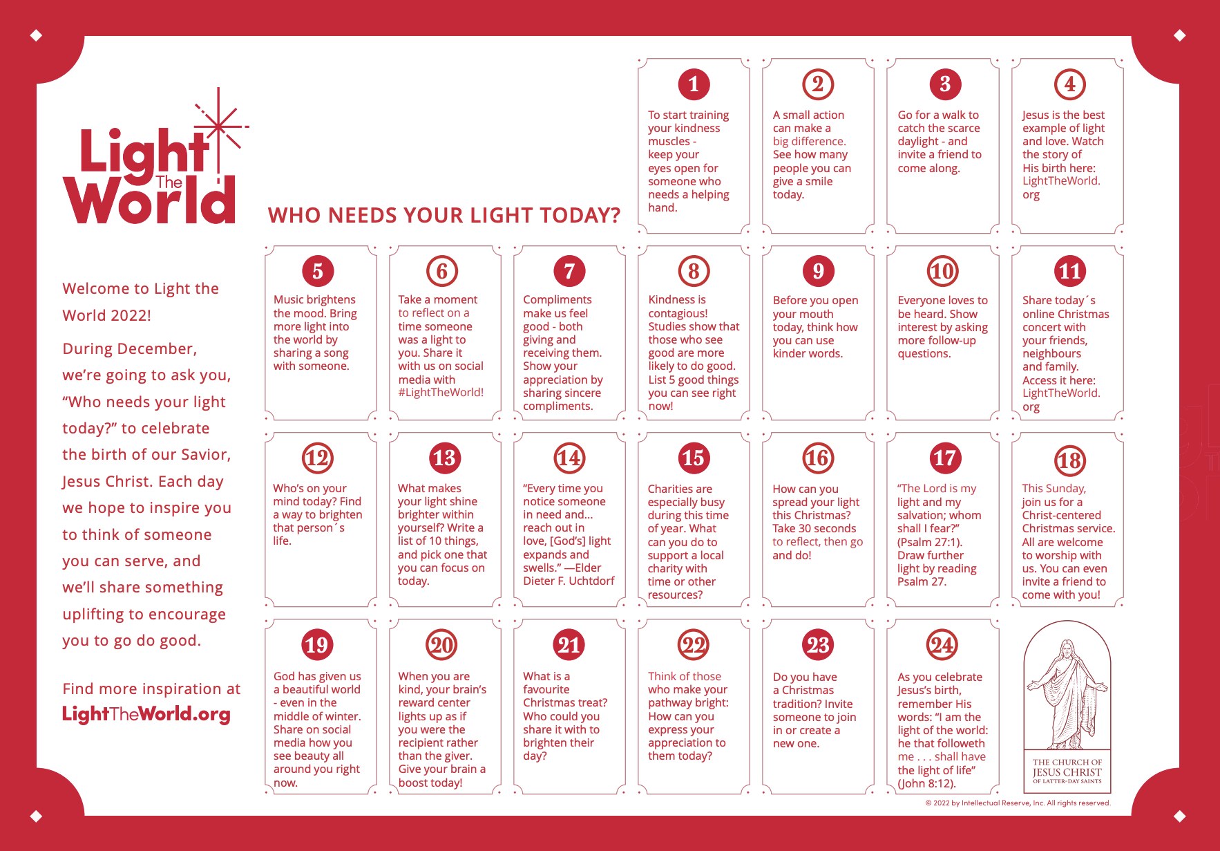 Light the World! Poole Stake Blog