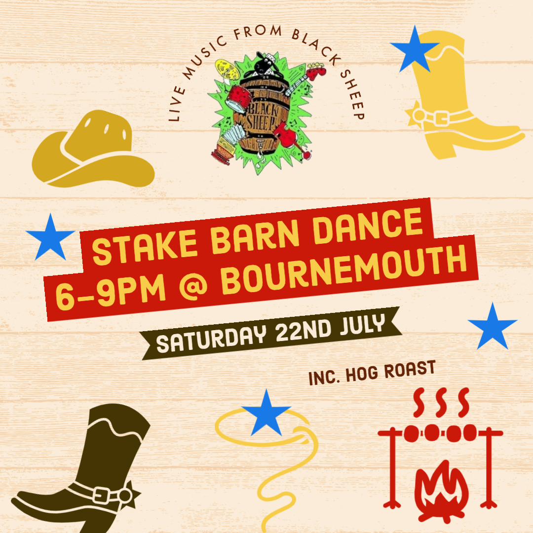 Stake Barn Dance @ Bournemouth Saturday 22 July 2023 6-9pm